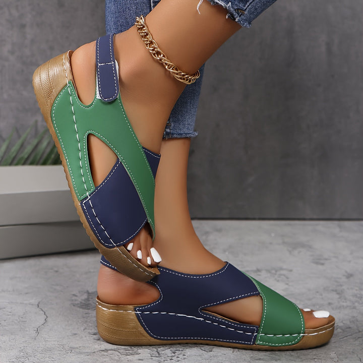 Women's Orthopedic Cross Strap Sandals Slingback Flat