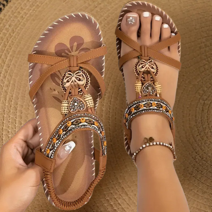Women's Orthopaedic Flat T-Strap Summer Sandals
