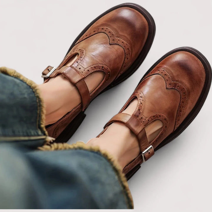 Women's Orthopedic Mary Jane Shoes Buckle Strap