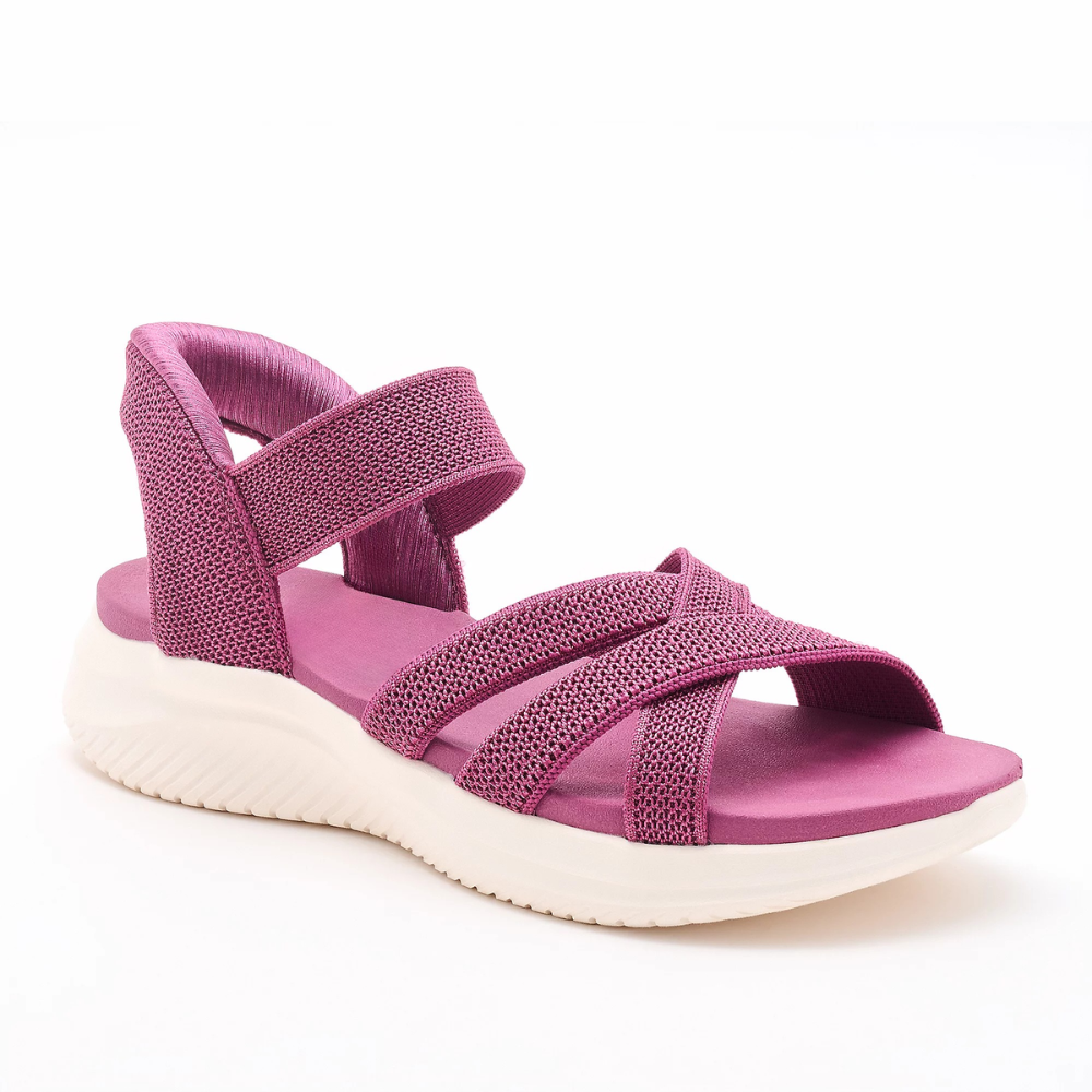 Women's Orthopaedic Knit Crossover Platform Sandals