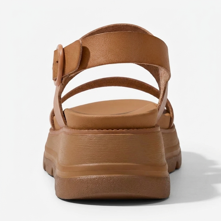 Women's Orthopaedic Two-Strap Platform Wedge Sandals