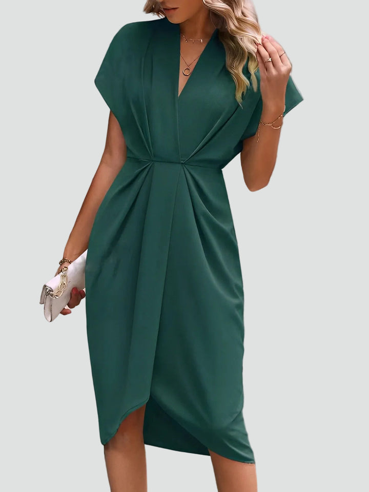 Women's Wrap Dress Regular Fit Soft Flattering Fit