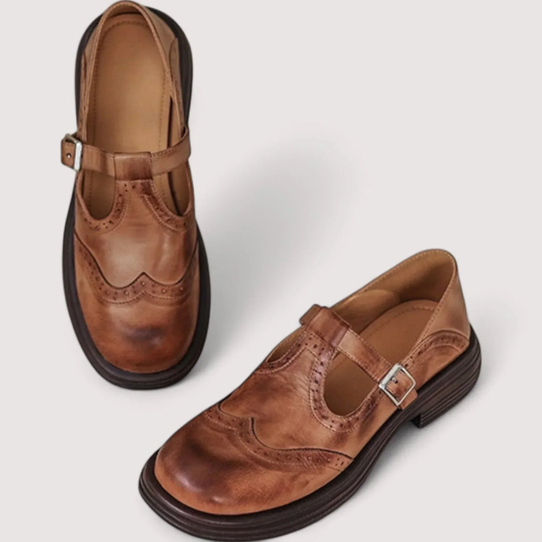 Women's Orthopedic Mary Jane Shoes Buckle Strap