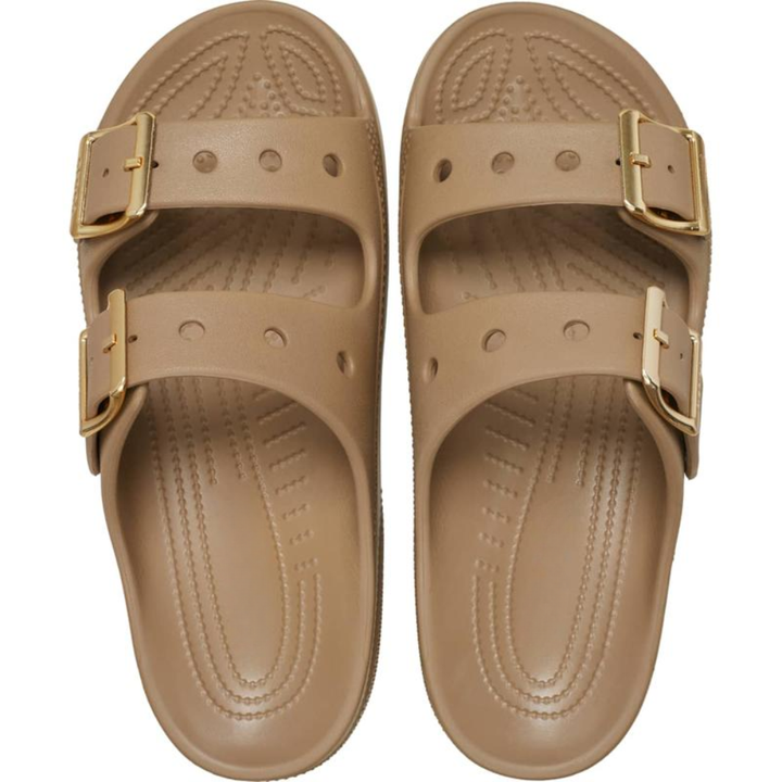 Women's Orthopaedic Double Buckle Platform Slide Sandals