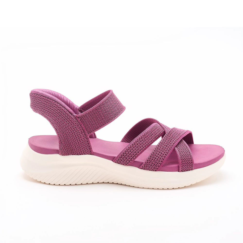 Women's Orthopaedic Knit Crossover Platform Sandals