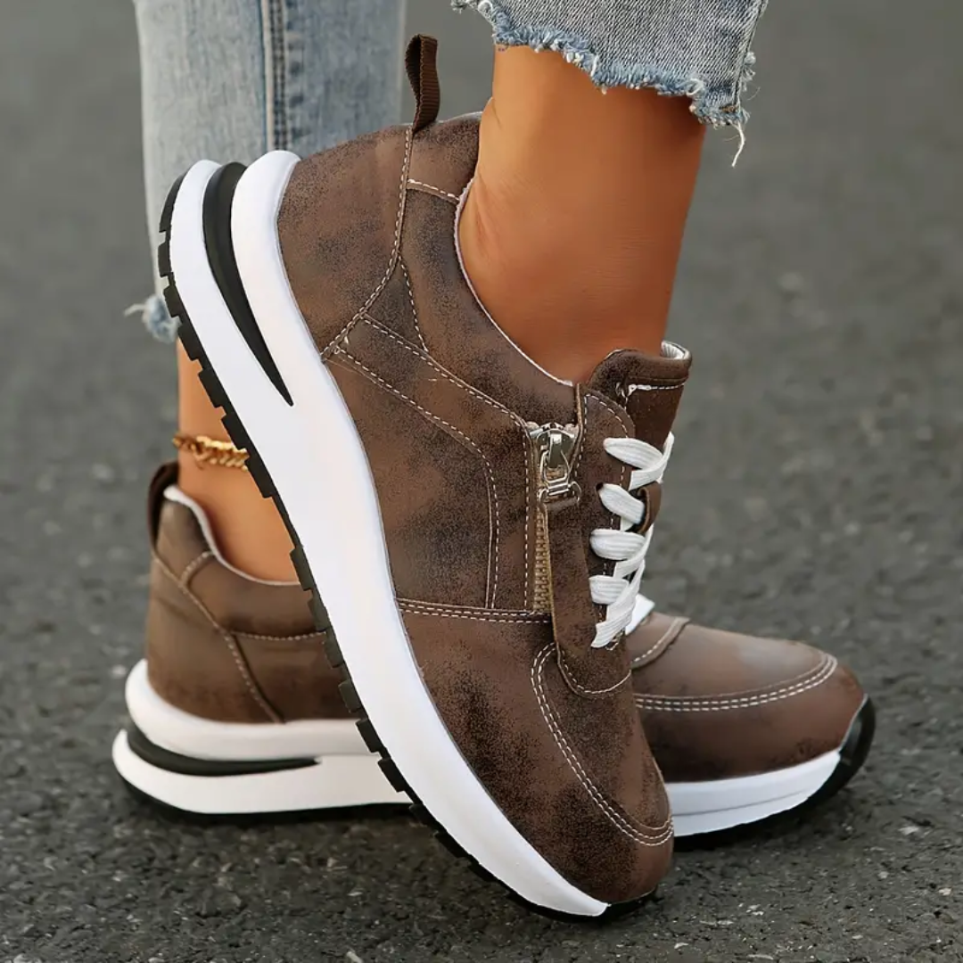 Women's Orthopaedic Lace-Up Platform Shoes