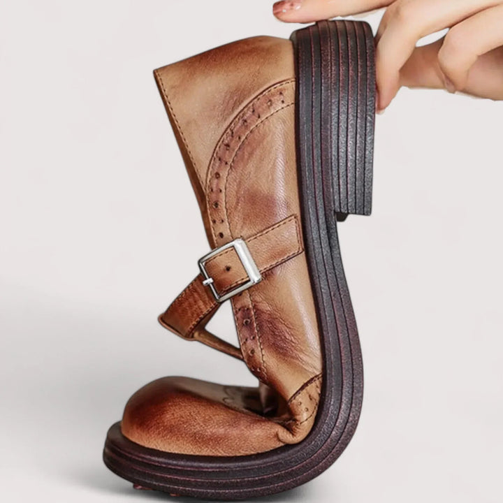 Women's Orthopedic Mary Jane Shoes Buckle Strap