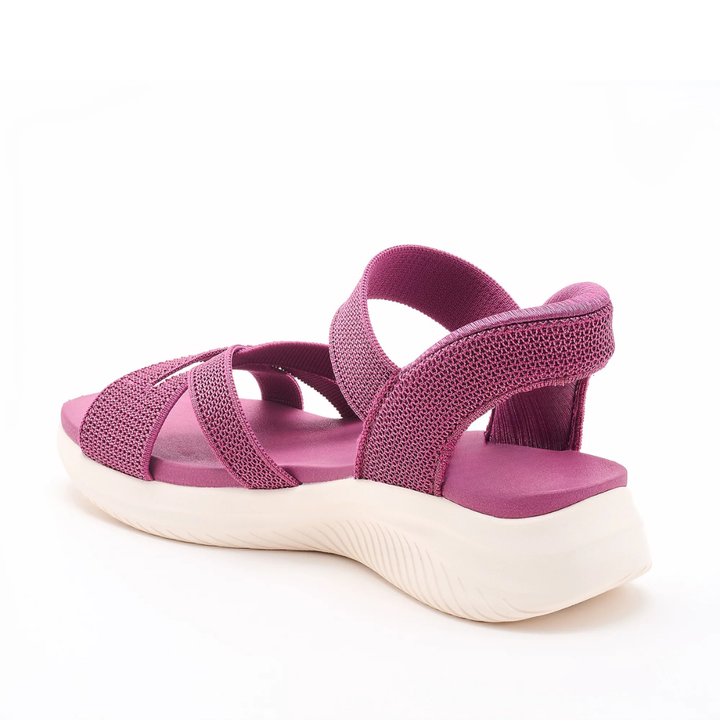 Women's Orthopaedic Knit Crossover Platform Sandals