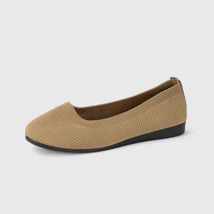 Women's Orthopedic Knit Ballet Flat Shoes Slip-On