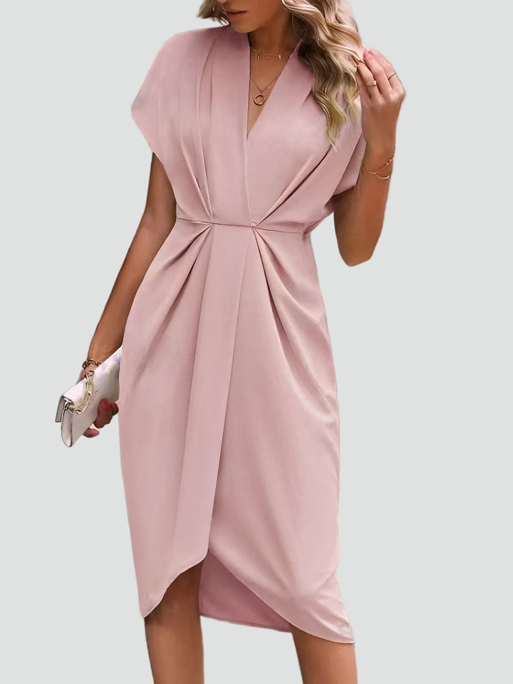 Women's Wrap Dress Regular Fit Soft Flattering Fit
