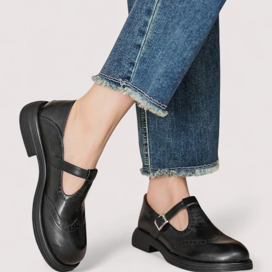 Women's Orthopedic Mary Jane Shoes Buckle Strap