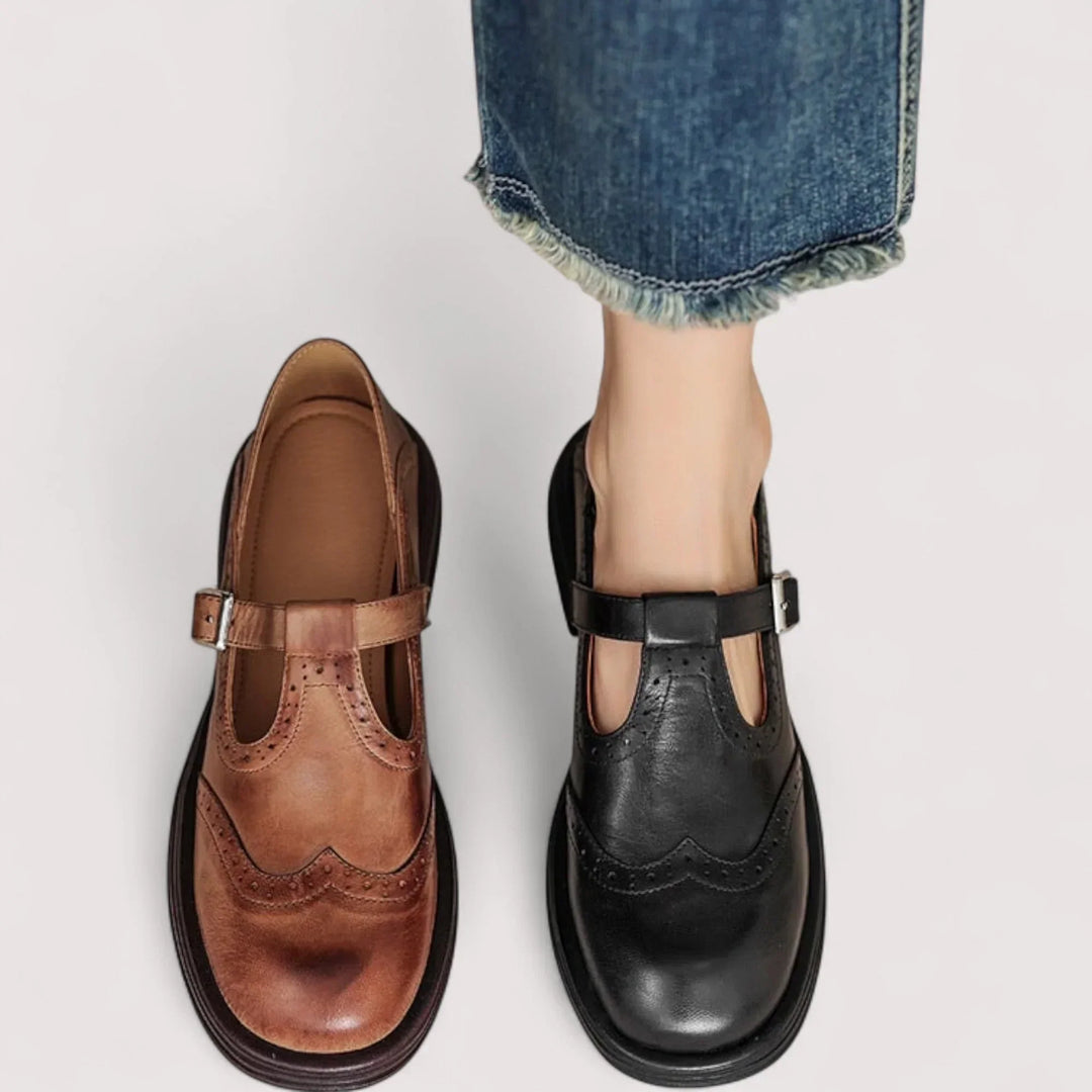 Women's Orthopedic Mary Jane Shoes Buckle Strap