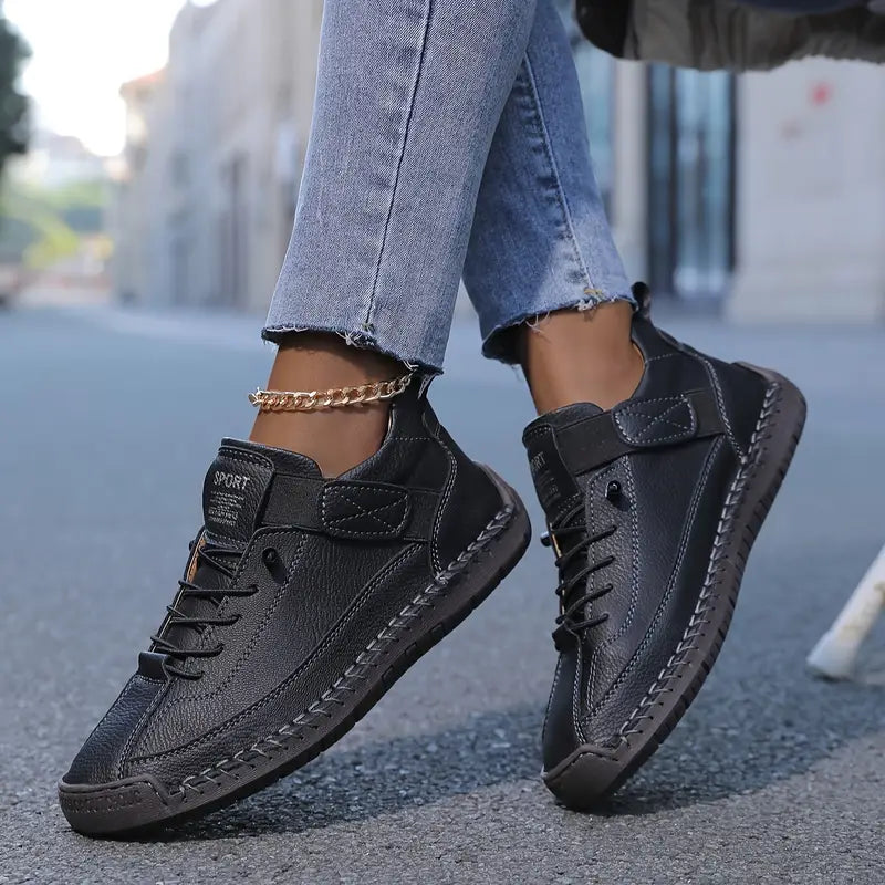 Women's Orthopedic Wide Fit Leather Shoes