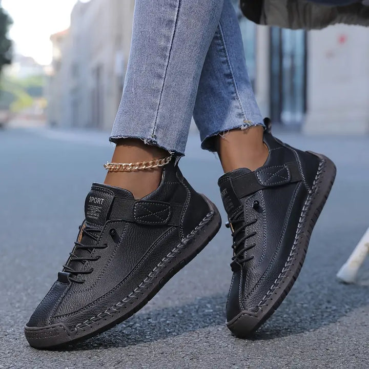 Women's Orthopedic Wide Fit Leather Shoes