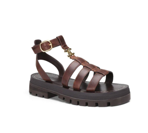 Women's Orthopaedic Gladiator Cage Strap Lug Sole Sandals