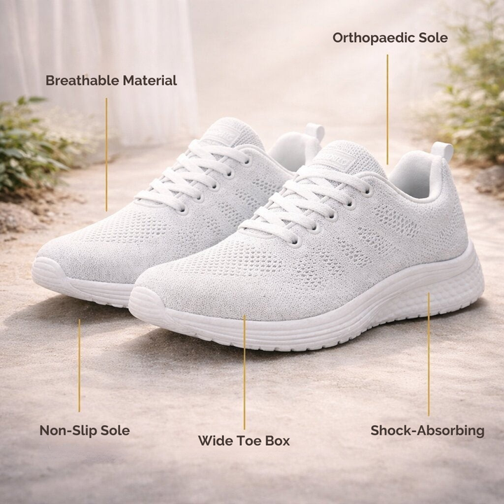 Women's Orthopaedic Knit Shoes Air Cushion Sole