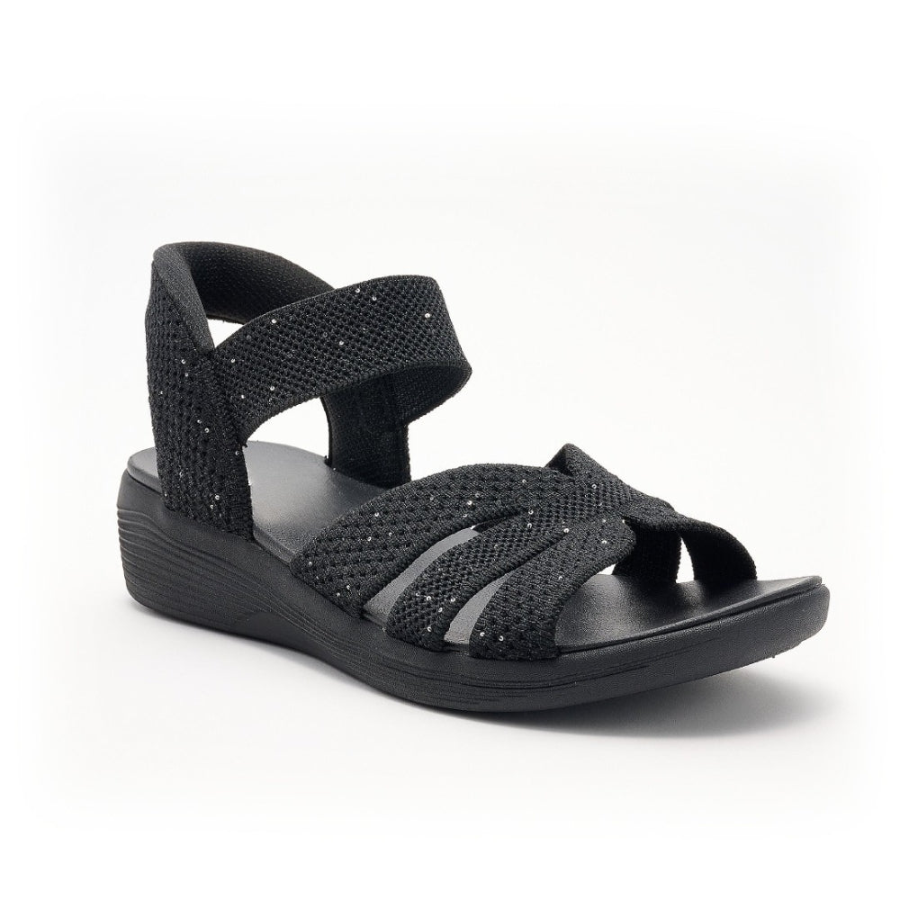 Women's Orthopaedic Knit Wedge Sandals with Soft Footbed