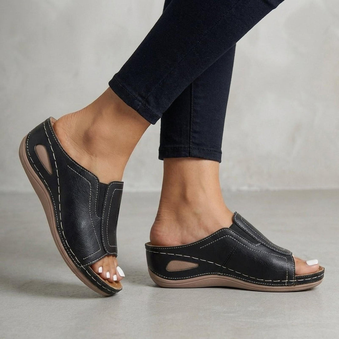 Women's Orthopaedic Wedge Sandals Open-Toe Slip-On