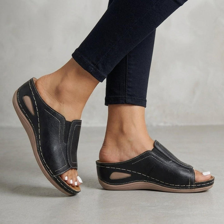 Women's Orthopaedic Wedge Sandals Open-Toe Slip-On