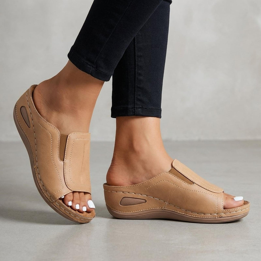 Women's Orthopaedic Wedge Sandals Open-Toe Slip-On