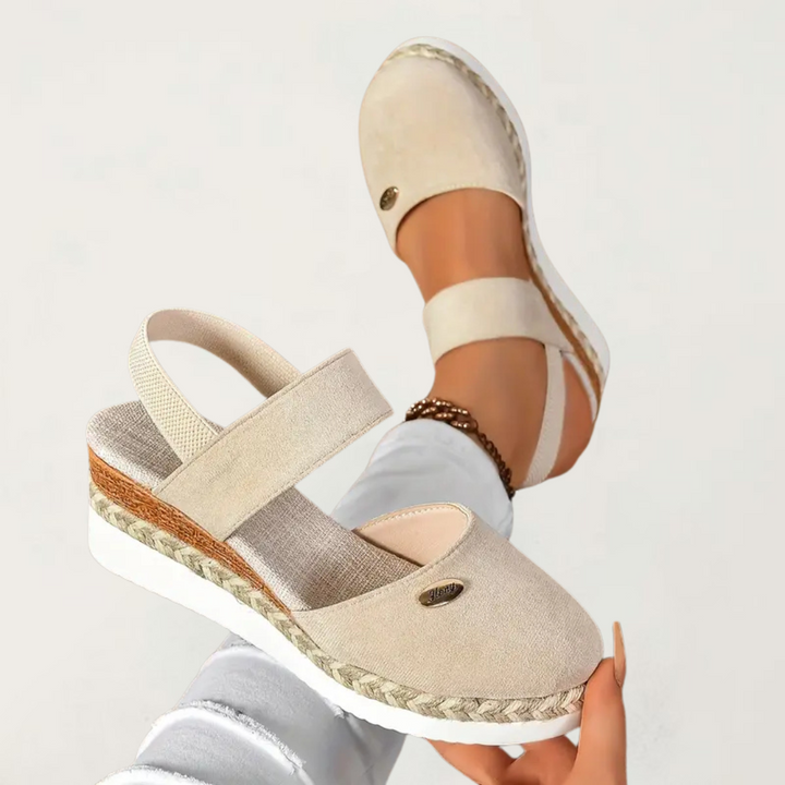 Women's Orthopaedic Espadrille Wedge Sandals Slingback