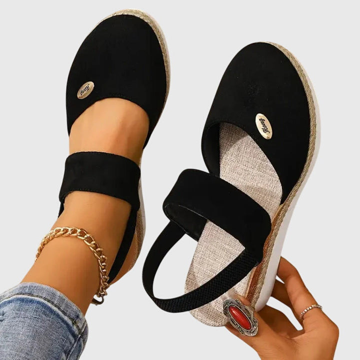 Women's Orthopaedic Espadrille Wedge Sandals Slingback