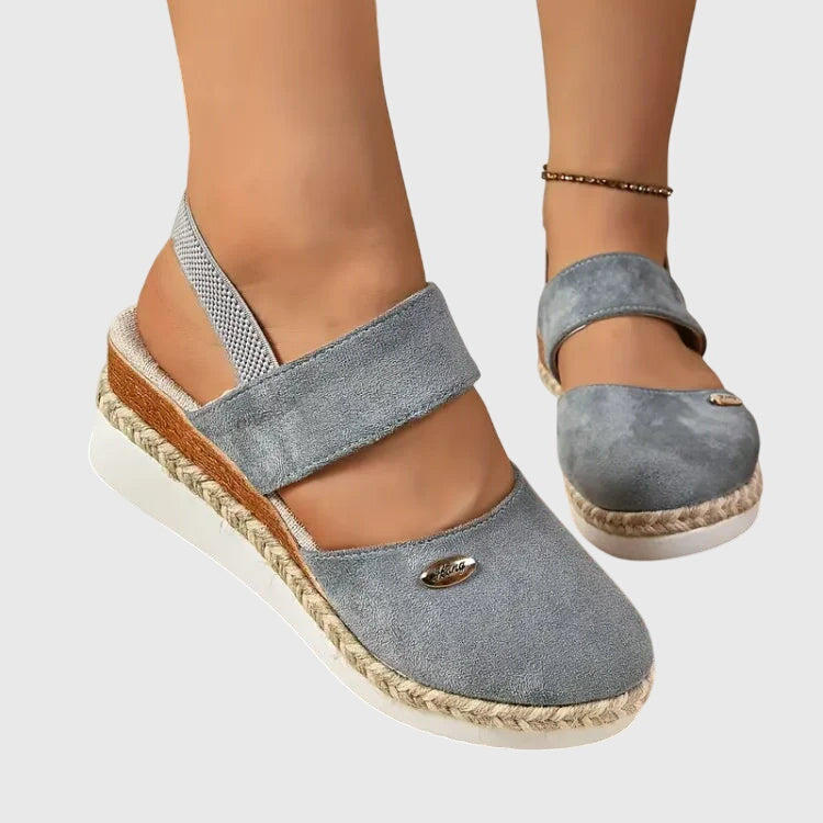 Women's Orthopaedic Espadrille Wedge Sandals Slingback