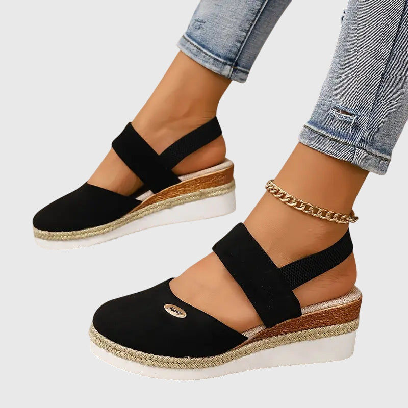Women's Orthopaedic Espadrille Wedge Sandals Slingback