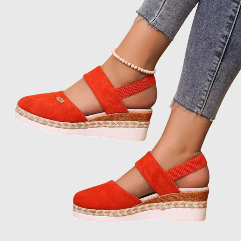 Women's Orthopaedic Espadrille Wedge Sandals Slingback