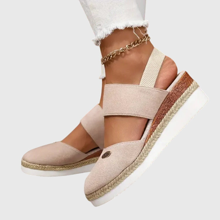 Women's Orthopaedic Espadrille Wedge Sandals Slingback