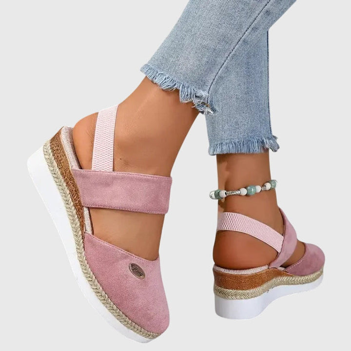 Women's Orthopaedic Espadrille Wedge Sandals Slingback