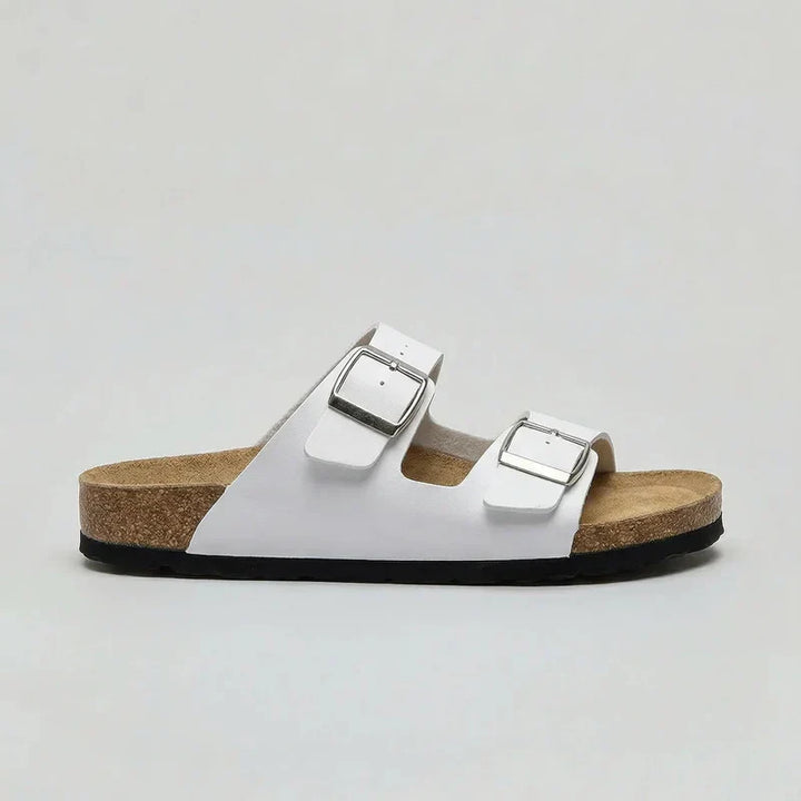 Women's Orthopedic Double Buckle Strap Slide Sandals
