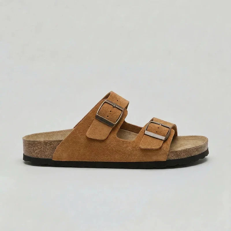 Women's Orthopedic Double Buckle Strap Slide Sandals
