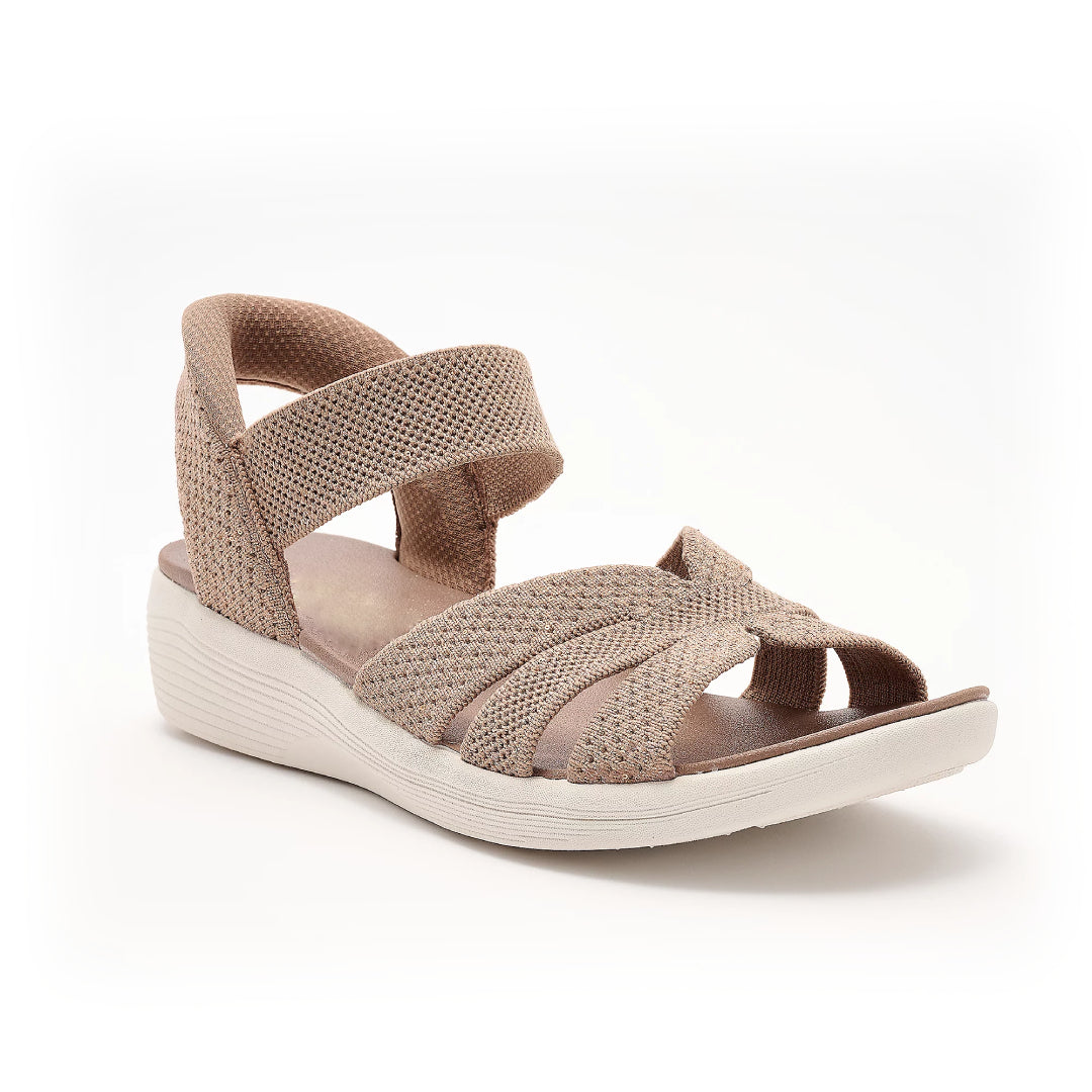 Women's Orthopaedic Knit Wedge Sandals with Soft Footbed