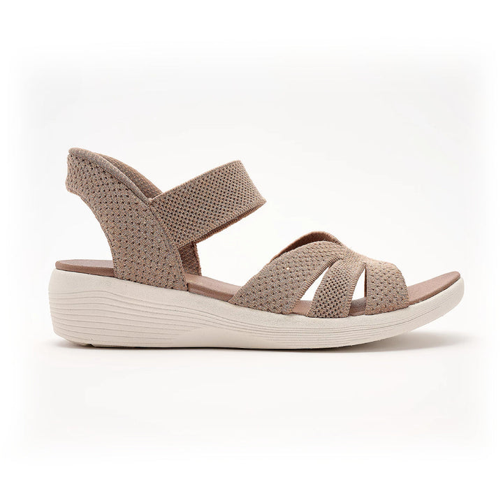 Women's Orthopaedic Knit Wedge Sandals with Soft Footbed