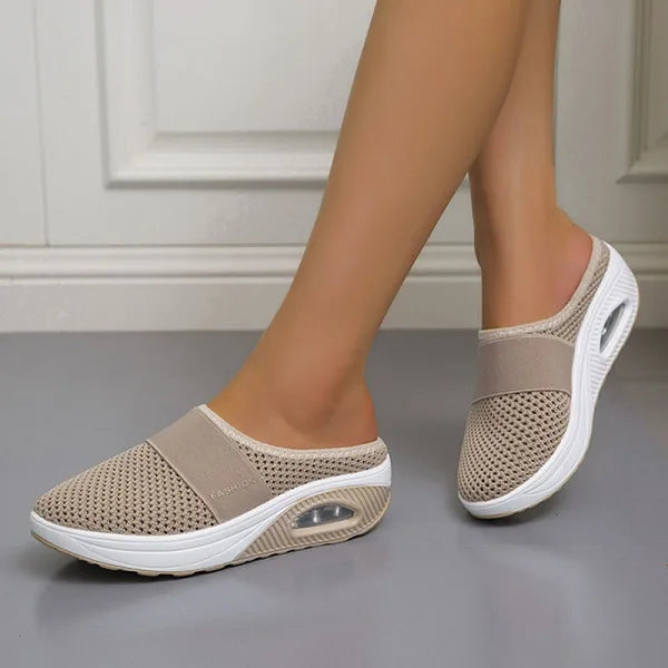 Women's Orthopaedic Mesh Slip-On Platform Shoes
