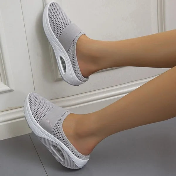 Women's Orthopaedic Mesh Slip-On Platform Shoes