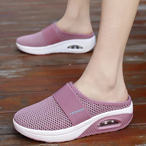 Women's Orthopaedic Mesh Slip-On Platform Shoes