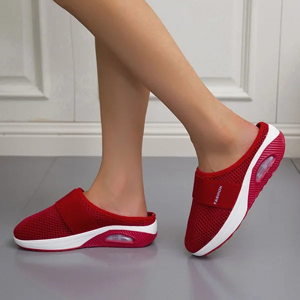 Women's Orthopaedic Mesh Slip-On Platform Shoes