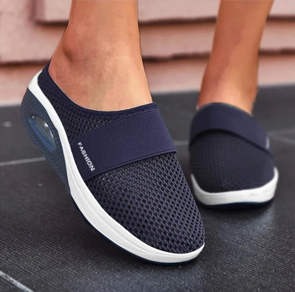 Women's Orthopaedic Mesh Slip-On Platform Shoes