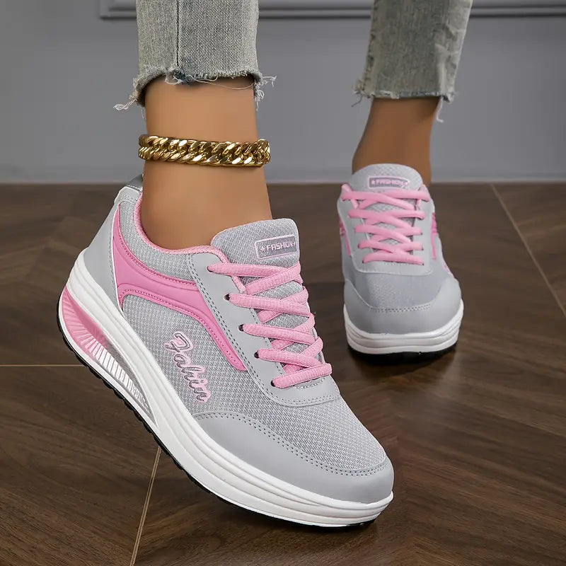 Women's Orthopedic Cushioned Platform Shoes Stable Support