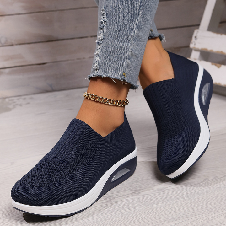 Women's Orthopedic Slip-On Mesh Platform Shoes Air Sole