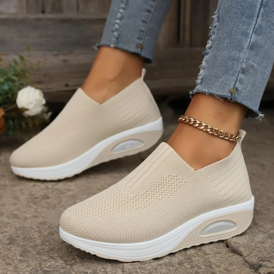 Women's Orthopedic Slip-On Mesh Platform Shoes Air Sole