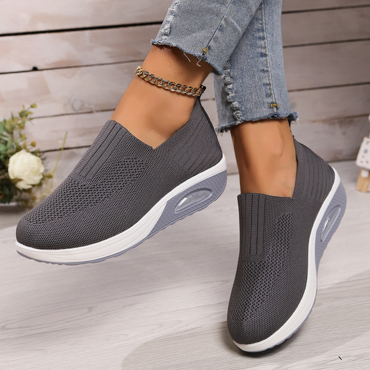 Women's Orthopedic Slip-On Mesh Platform Shoes Air Sole