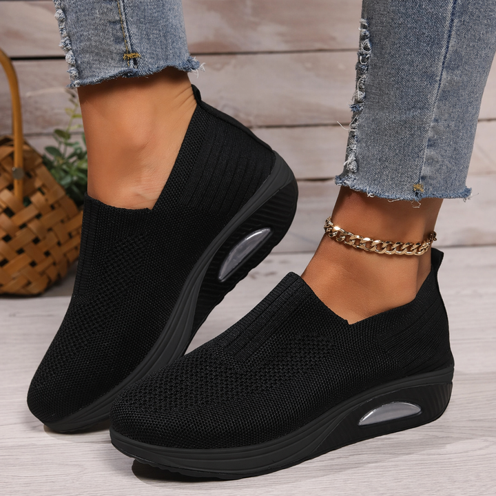 Women's Orthopedic Slip-On Mesh Platform Shoes Air Sole