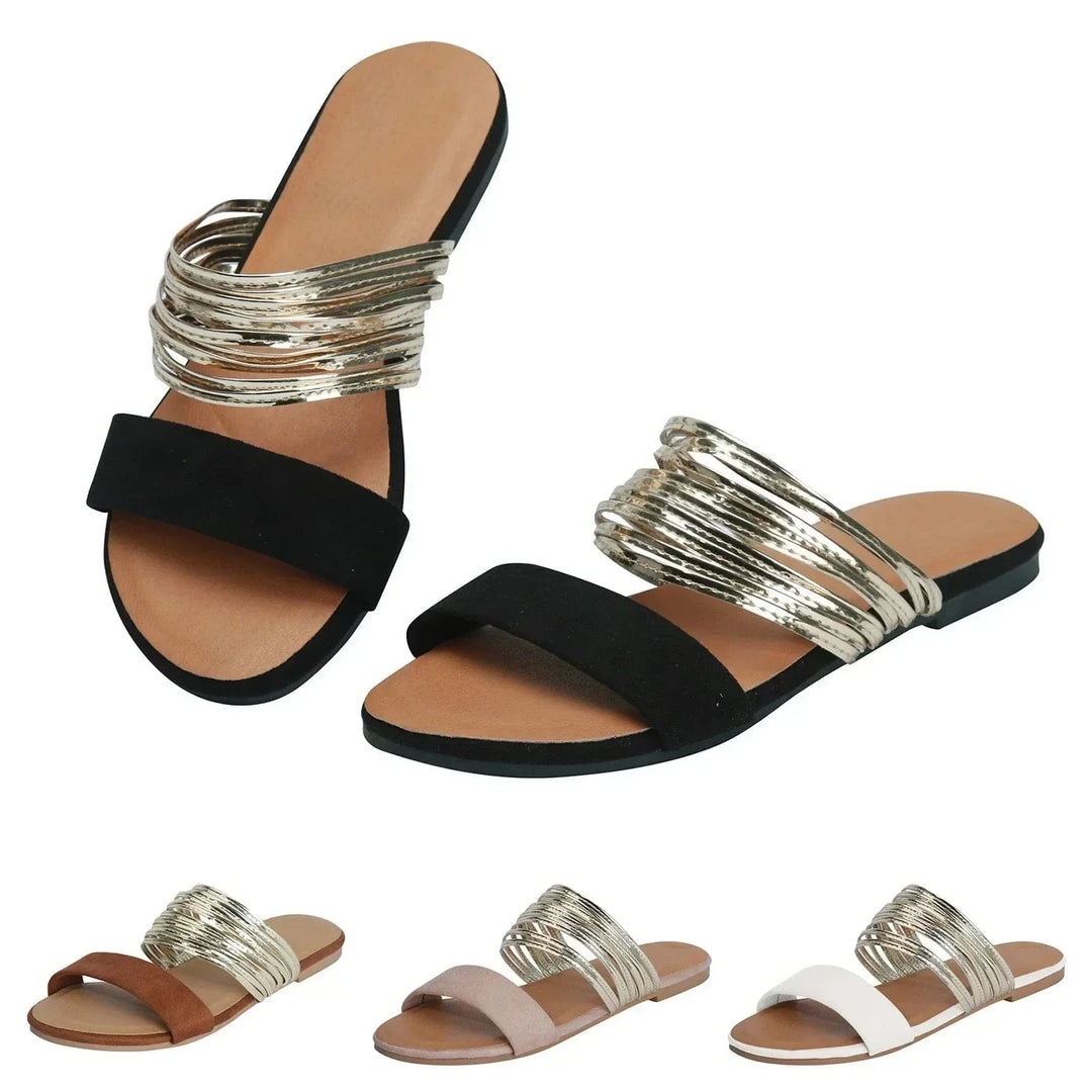 Women's Comfortable Flat Slip-On Sandals