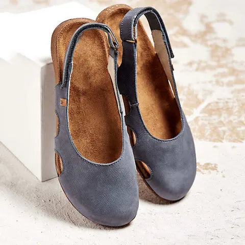 Women's Orthopedic Cushioned Closed Toe Cutout Slingback Sandals