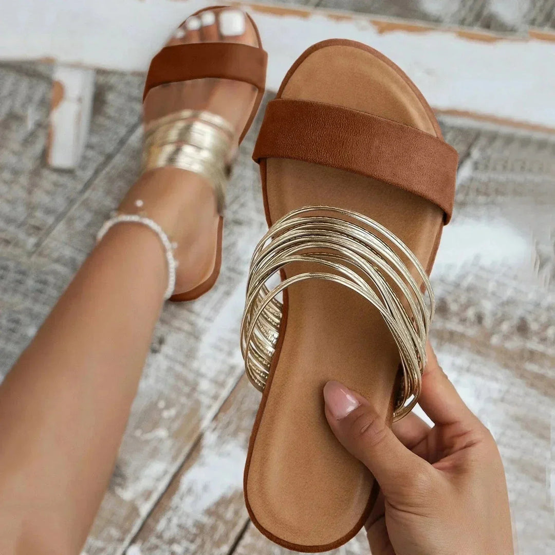 Women's Comfortable Flat Slip-On Sandals