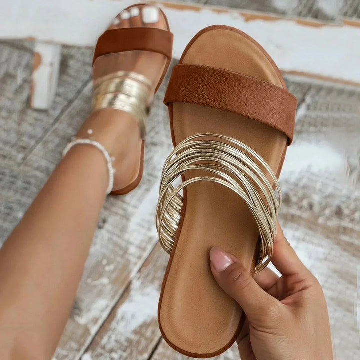 Women's Comfortable Flat Slip-On Sandals