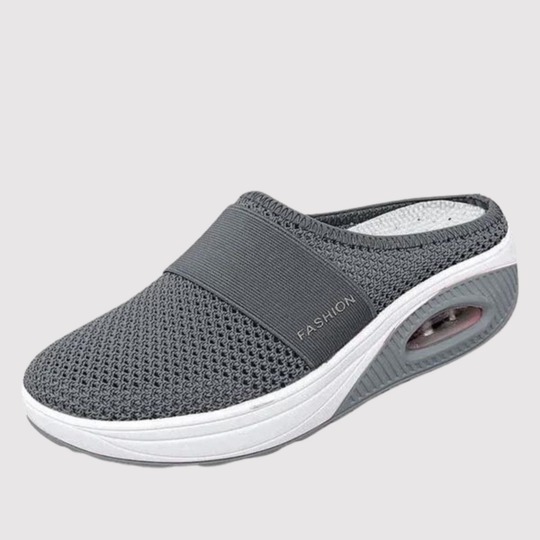 Women's Orthopaedic Mesh Slip-On Air Cushion Rocker Sole Shoes